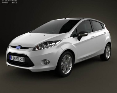 Ford Fiesta hatchback 5-door (EU) 2012 3D model