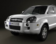 Hyundai Tucson 2006 3d model