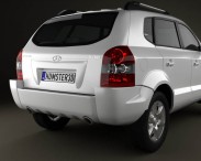 Hyundai Tucson 2006 3d model
