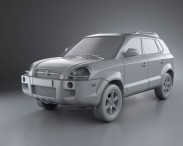 Hyundai Tucson 2006 3d model