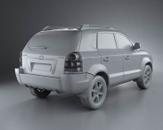 Hyundai Tucson 2006 3d model