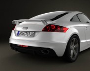Audi TT RS Coupe with HQ Interior 2010 3d model