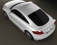 Audi TT RS Coupe with HQ Interior 2010 3d model