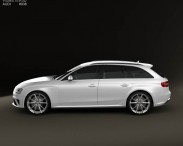 Audi RS4 Avant 2013 3d model