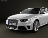 Audi RS4 Avant 2013 3d model