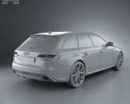 Audi RS4 Avant 2013 3d model