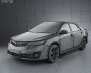 Toyota Camry US SE 2012 3d model