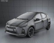 Toyota Prius C (Aqua) 2012 3d model