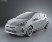 Toyota Prius C (Aqua) 2012 3d model